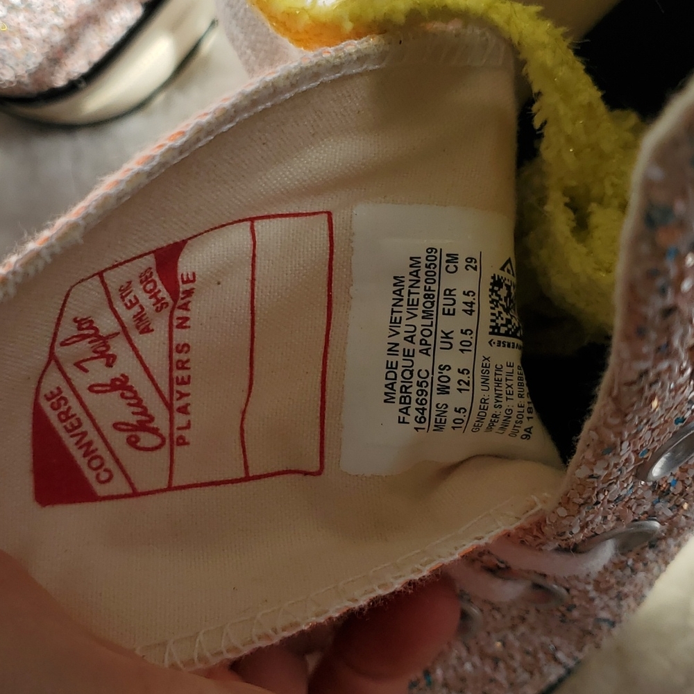 Converse x JW Anderson Sneakers Pink / Orange Sparkle - Picture 13 of 17
